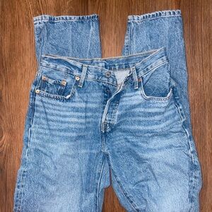 Levi's Blue Straight Leg Jeans Classic Denim